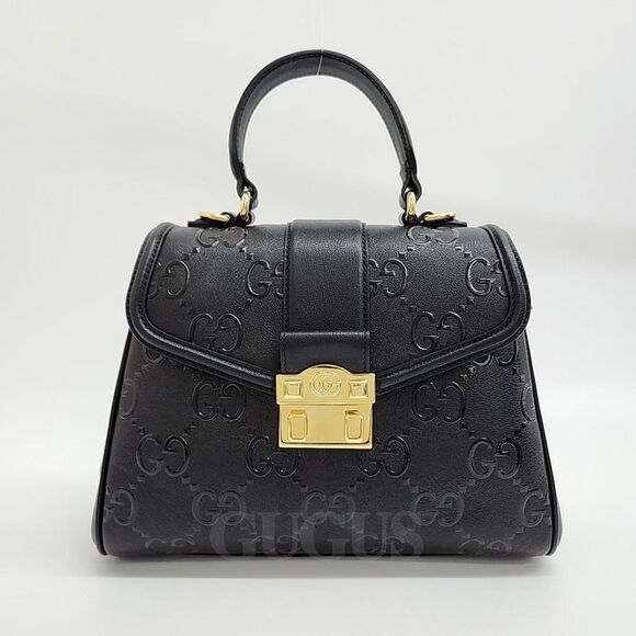 Gucci Small Gg Top Handle Bag - Picture 1 of 6